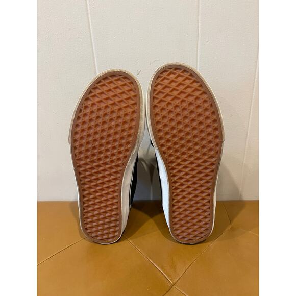 Vans Era-hi Pig Suede & Nylon Black White‎ Skateboard Shoes Sneakers Size Mens 8